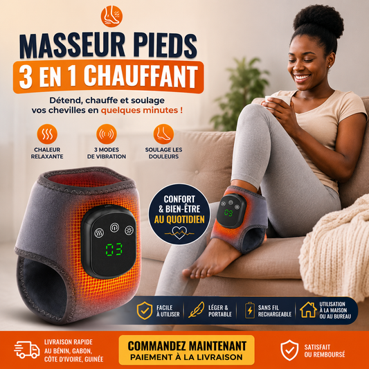 Masseur Pieds 3 en 1 Chauffant