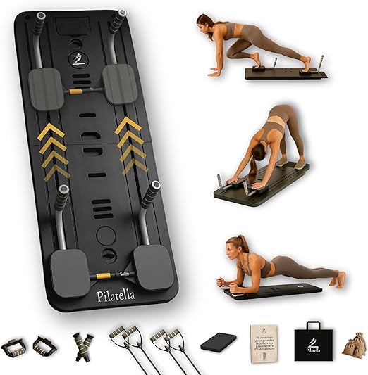 Planche Pilate Pliable 5 en 1 - Votre salle de sport à domicile.