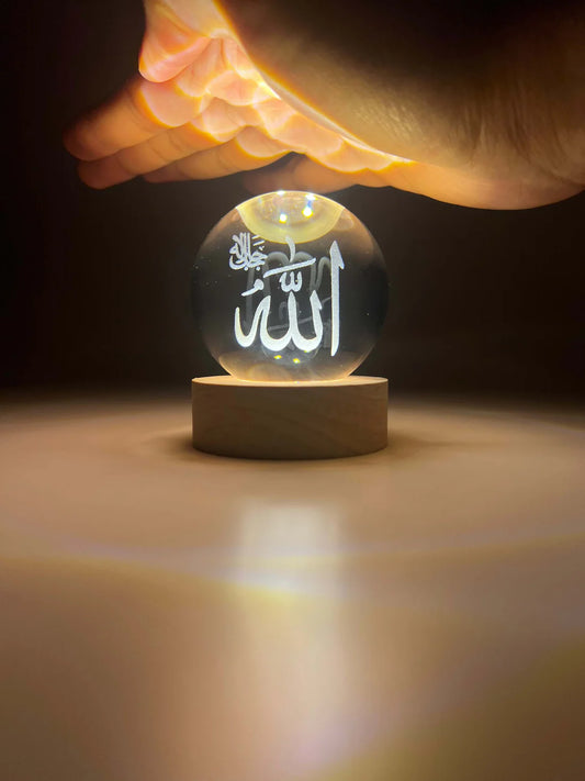 Le globe halal – Cristal de la foi. (BJ)