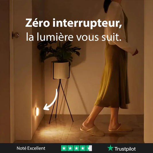 Lampe LED détecteur de mouvement.